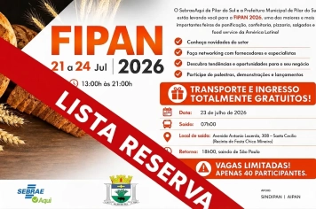 LISTA DE ESPERA: MISSÃO FIPAN 2026!