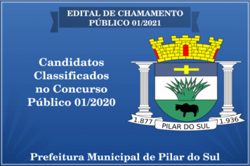 EDITAL DE CHAMAMENTO PBLICO 01/2021