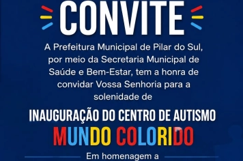  INAUGURAÇÃO DO CENTRO DE AUTISMO 