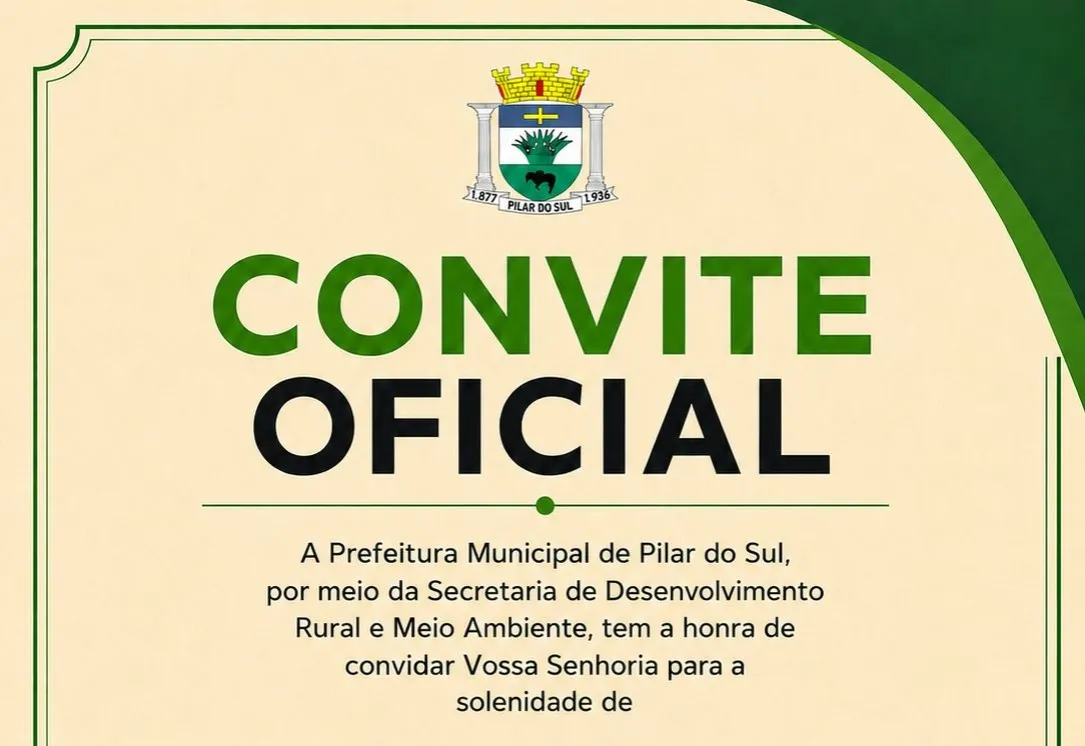 Convite para inauguração do Ecoponto