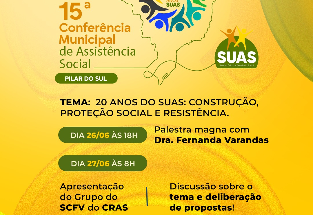 15ª Conferência Municipal de Assistência Social
