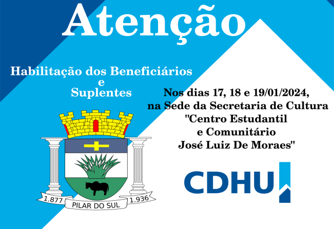 CDHU realiza etapa de habilitação dos beneficiários e suplentes do empreendimento Pilar do Sul D