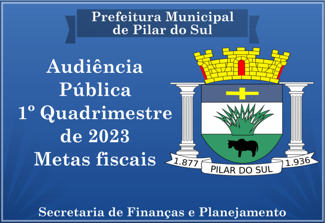 Audiência Pública 1° Quadrimestre de 2023 - Metas Fiscais