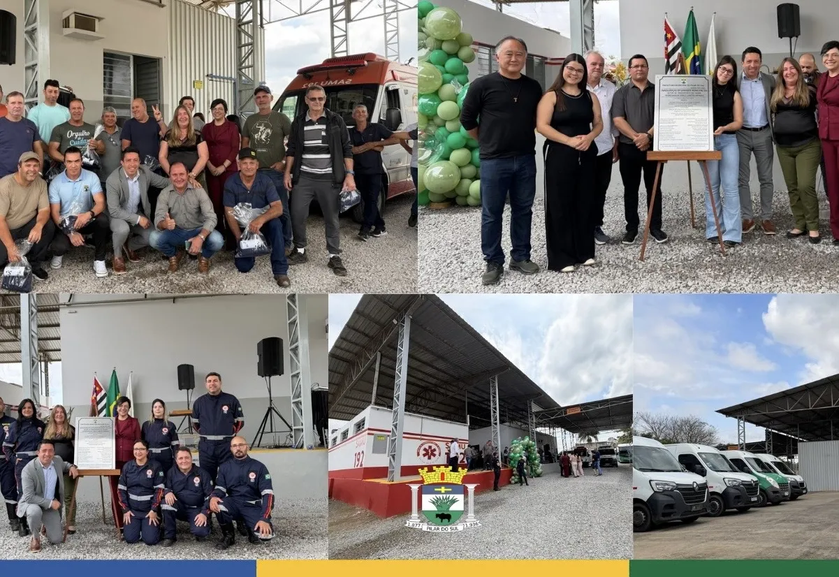 Inauguração da Garagem Municipal do Setor de Transporte de Saúde