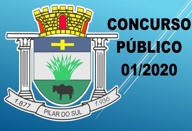 PREFEITURA DE PILAR DO SUL  CONCURSO PBLICO - 01/2020