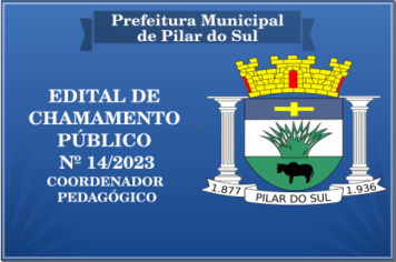 EDITAL DE CHAMAMENTO PÚBLICO 14/2023