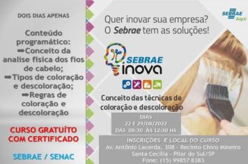 Curso Gratuito Sebrae/Senac