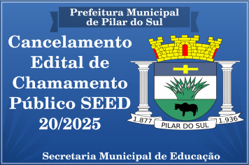 Nota de Cancelamento do Edital de Chamamento Público 20/2025