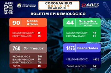 Boletim Epidemiolgico - COVID-19 29/01/2021