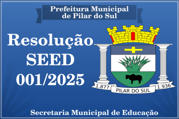 RESOLUÇÃO SEED Nº 001/2025