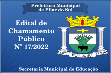 Edital de Chamamento Público Nº 17/2022