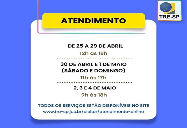 Horário de Atendimento Cartorio Eleitoral