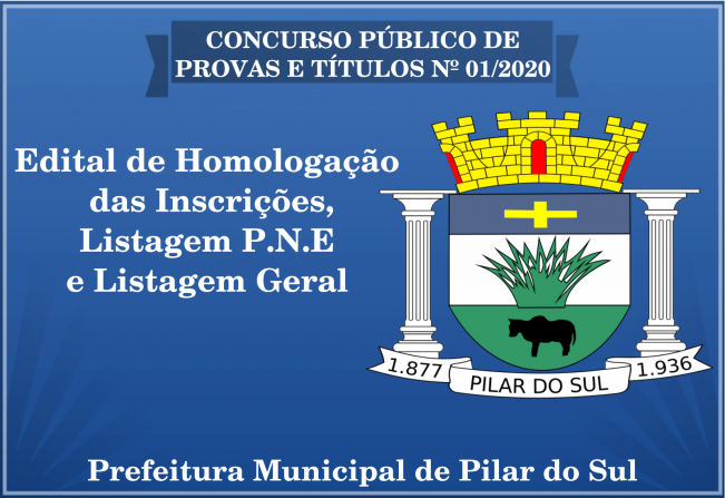 CONCURSO PBLICO DE PROVAS E TTULOS N 01/2020