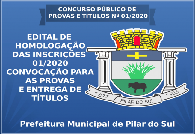 EDITAL DE HOMOLOGAO DAS INSCRIES, CONVOCAO PARA AS PROVAS E ENTREGA DE TTULOS