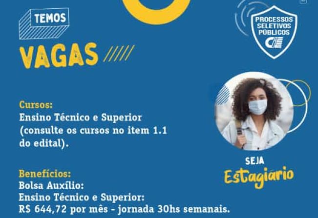 Vagas para Estagiários
